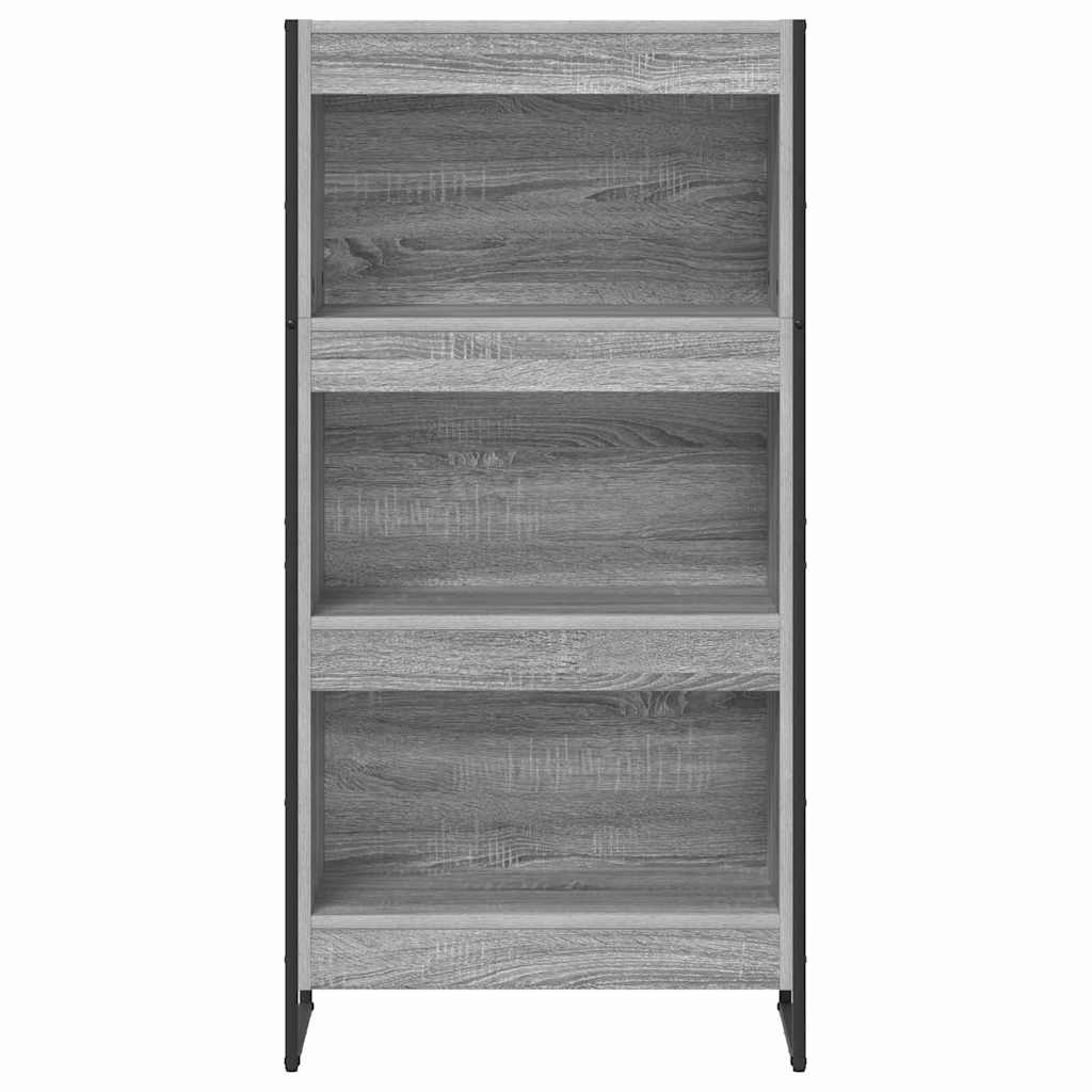 VidaXL Boekenkast Grijs Sonoma 80 x 30 x 155 cm Bewerkt hout