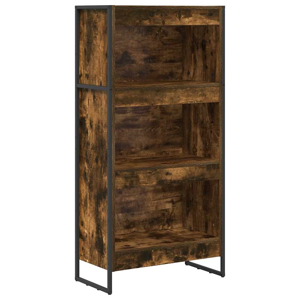 VidaXL Boekenkast Rook Eik 80 x 30 x 155 cm Bewerkt hout