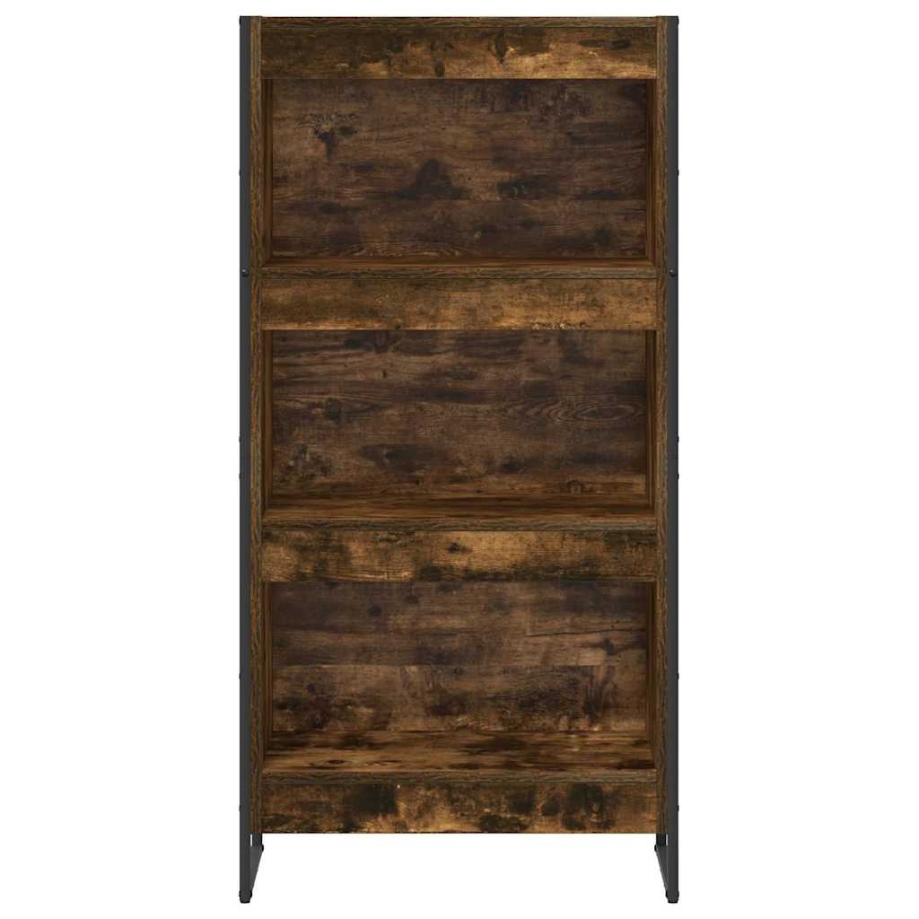 VidaXL Boekenkast Rook Eik 80 x 30 x 155 cm Bewerkt hout