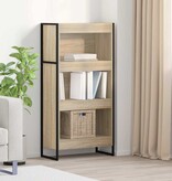 VidaXL Boekenkast Sonoma 80 x 30 x 155 cm Bewerkt hout