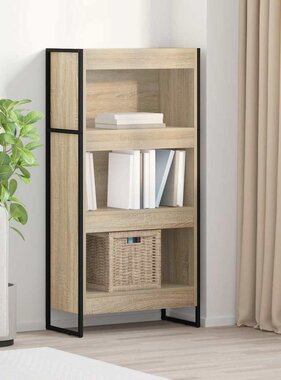 VidaXL Boekenkast Sonoma 80 x 30 x 155 cm Bewerkt hout