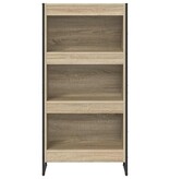 VidaXL Boekenkast Sonoma 80 x 30 x 155 cm Bewerkt hout