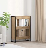 VidaXL Boekenkast Ambachtelijk eiken 80 x 30 x 155 cm Bewerkt hout