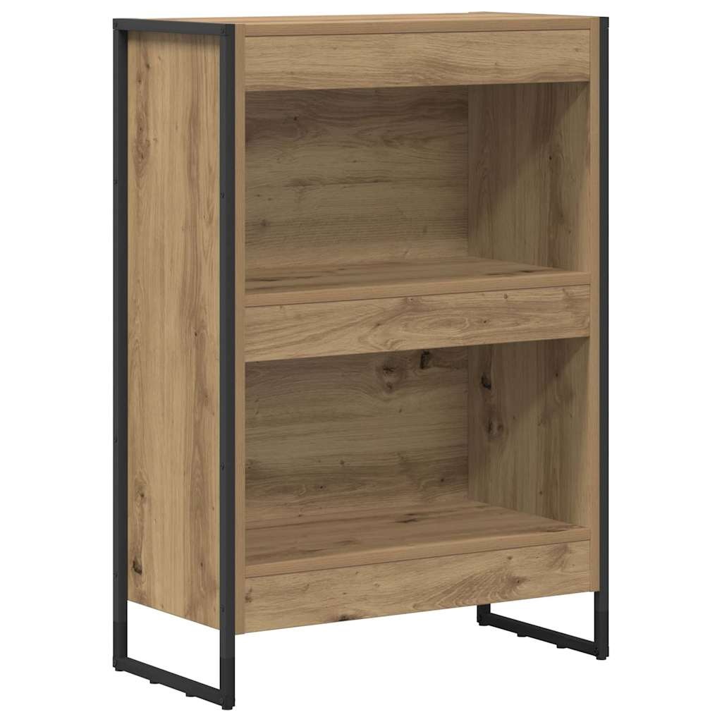 VidaXL Boekenkast Ambachtelijk eiken 80 x 30 x 155 cm Bewerkt hout