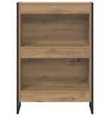VidaXL Boekenkast Ambachtelijk eiken 80 x 30 x 155 cm Bewerkt hout