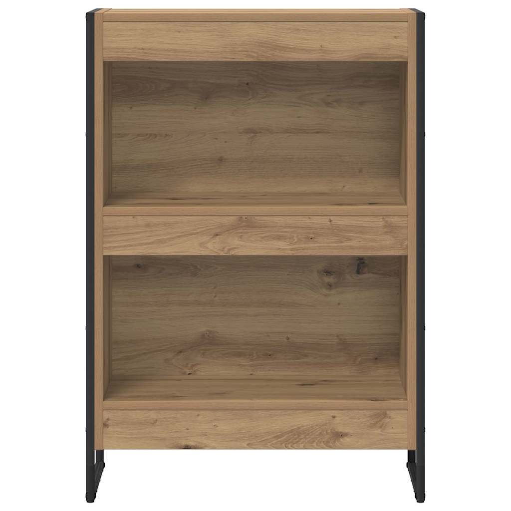 VidaXL Boekenkast Ambachtelijk eiken 80 x 30 x 155 cm Bewerkt hout