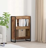 VidaXL Boekenkast Oud Hout 80 x 30 x 155 cm Bewerkt hout