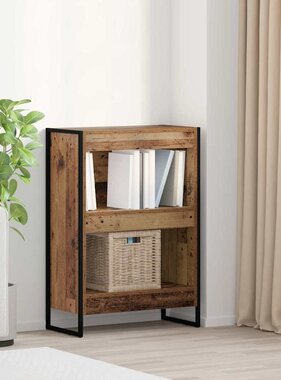 VidaXL Boekenkast Oud Hout 80 x 30 x 155 cm Bewerkt hout