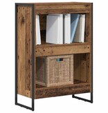VidaXL Boekenkast Oud Hout 80 x 30 x 155 cm Bewerkt hout