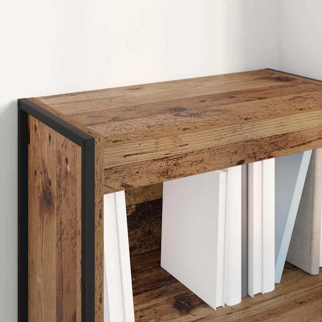 VidaXL Boekenkast Oud Hout 80 x 30 x 155 cm Bewerkt hout