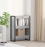 VidaXL Boekenkast Grijs Sonoma 80 x 30 x 155 cm Bewerkt hout