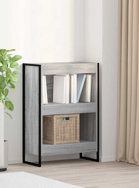 VidaXL Boekenkast Grijs Sonoma 80 x 30 x 155 cm Bewerkt hout