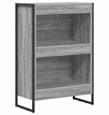 VidaXL Boekenkast Grijs Sonoma 80 x 30 x 155 cm Bewerkt hout