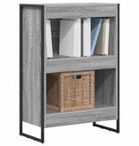 VidaXL Boekenkast Grijs Sonoma 80 x 30 x 155 cm Bewerkt hout