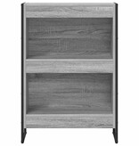 VidaXL Boekenkast Grijs Sonoma 80 x 30 x 155 cm Bewerkt hout