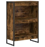 VidaXL Boekenkast Rook Eik 80 x 30 x 155 cm Bewerkt hout