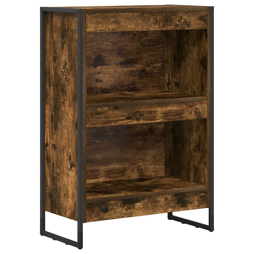 VidaXL Boekenkast Rook Eik 80 x 30 x 155 cm Bewerkt hout