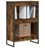 VidaXL Boekenkast Rook Eik 80 x 30 x 155 cm Bewerkt hout