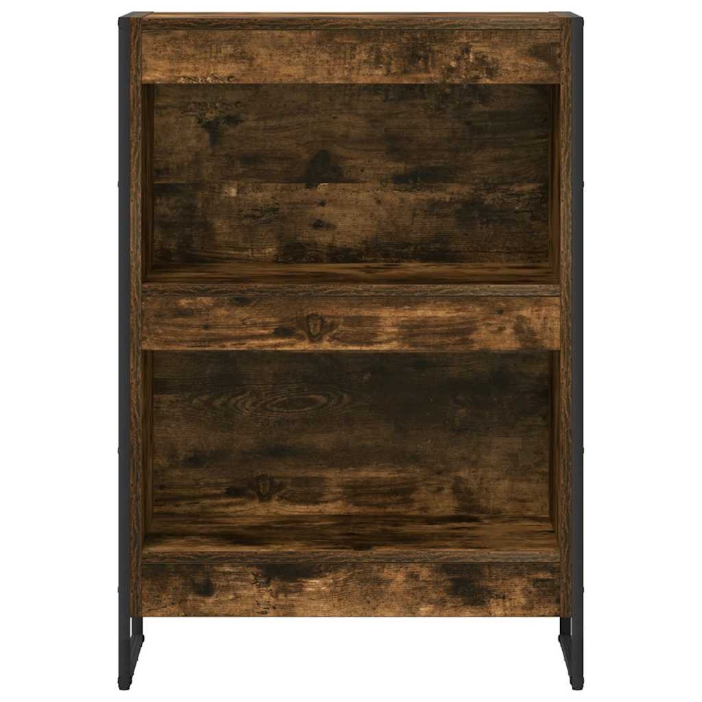 VidaXL Boekenkast Rook Eik 80 x 30 x 155 cm Bewerkt hout