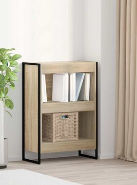 VidaXL Boekenkast Sonoma 80 x 30 x 155 cm Bewerkt hout
