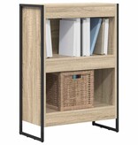 VidaXL Boekenkast Sonoma 80 x 30 x 155 cm Bewerkt hout