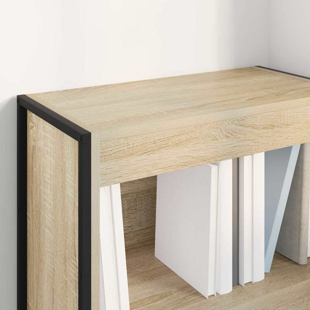 VidaXL Boekenkast Sonoma 80 x 30 x 155 cm Bewerkt hout