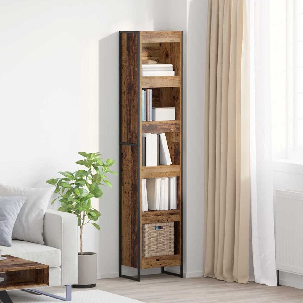 VidaXL Boekenkast Oud Hout 80 x 30 x 155 cm Bewerkt hout