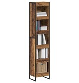 VidaXL Boekenkast Oud Hout 80 x 30 x 155 cm Bewerkt hout