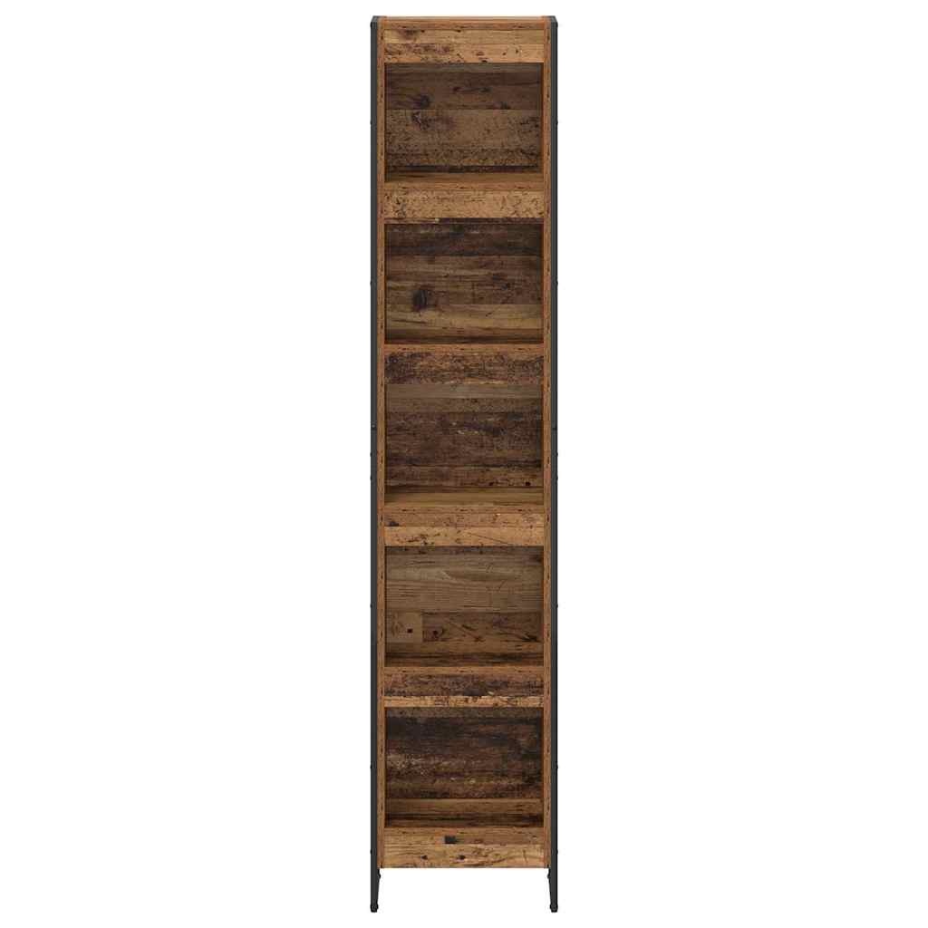 VidaXL Boekenkast Oud Hout 80 x 30 x 155 cm Bewerkt hout