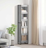 VidaXL Boekenkast Grijs Sonoma 80 x 30 x 155 cm Bewerkt hout
