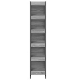 VidaXL Boekenkast Grijs Sonoma 80 x 30 x 155 cm Bewerkt hout