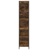 VidaXL Boekenkast Rook Eik 80 x 30 x 155 cm Bewerkt hout