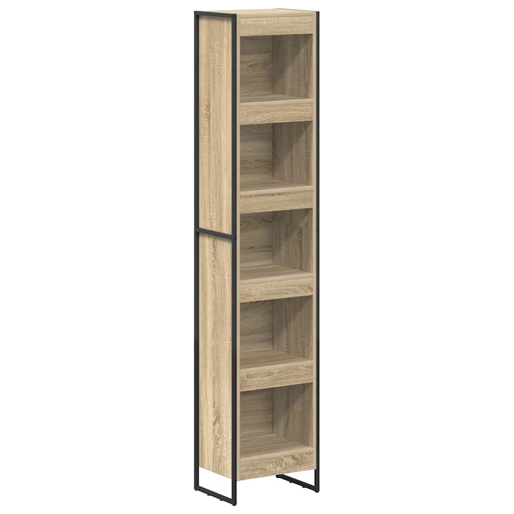 VidaXL Boekenkast Sonoma 80 x 30 x 155 cm Bewerkt hout
