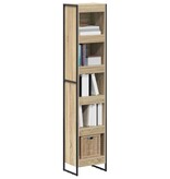 VidaXL Boekenkast Sonoma 80 x 30 x 155 cm Bewerkt hout
