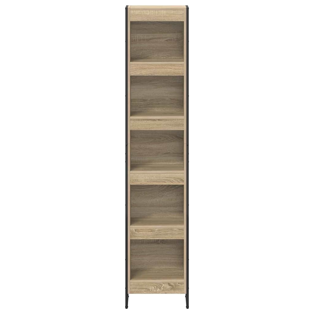 VidaXL Boekenkast Sonoma 80 x 30 x 155 cm Bewerkt hout