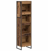 VidaXL Boekenkast Oud Hout 80 x 30 x 155 cm Bewerkt hout