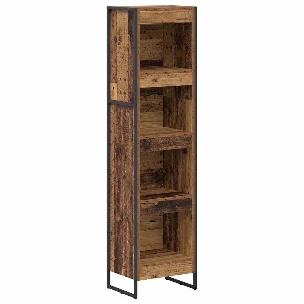 VidaXL Boekenkast Oud Hout 80 x 30 x 155 cm Bewerkt hout
