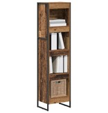 VidaXL Boekenkast Oud Hout 80 x 30 x 155 cm Bewerkt hout