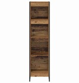 VidaXL Boekenkast Oud Hout 80 x 30 x 155 cm Bewerkt hout