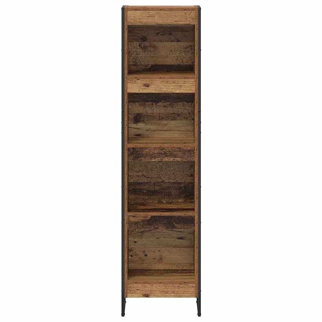 VidaXL Boekenkast Oud Hout 80 x 30 x 155 cm Bewerkt hout