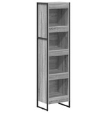 VidaXL Boekenkast Grijs Sonoma 80 x 30 x 155 cm Bewerkt hout