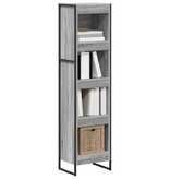 VidaXL Boekenkast Grijs Sonoma 80 x 30 x 155 cm Bewerkt hout