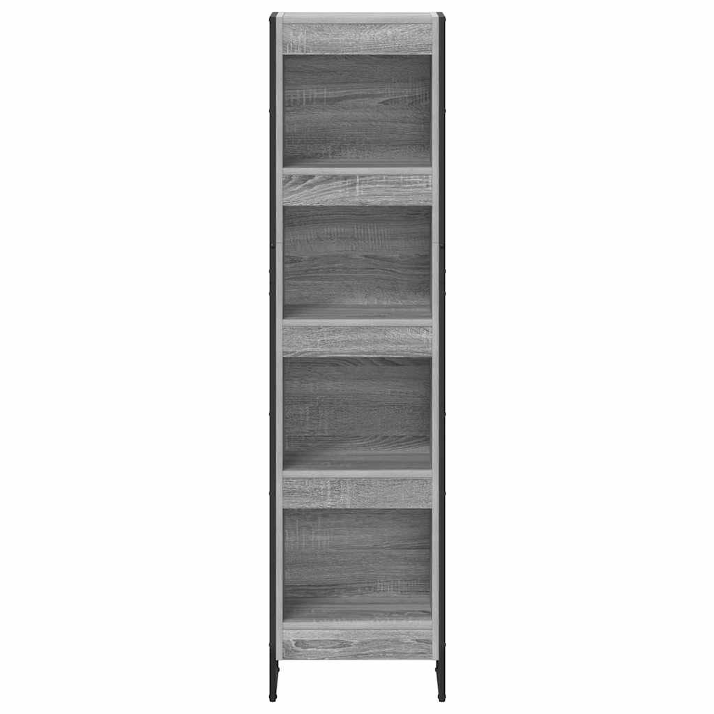 VidaXL Boekenkast Grijs Sonoma 80 x 30 x 155 cm Bewerkt hout