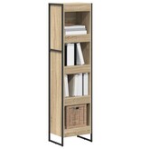 VidaXL Boekenkast Sonoma 80 x 30 x 155 cm Bewerkt hout