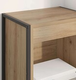 VidaXL Boekenkast Ambachtelijk eiken 80 x 30 x 155 cm Bewerkt hout