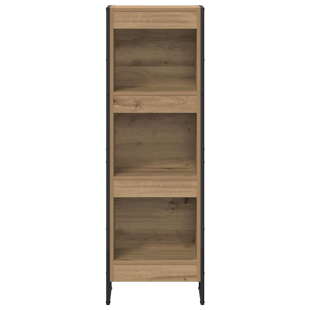 VidaXL Boekenkast Ambachtelijk eiken 80 x 30 x 155 cm Bewerkt hout