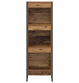 VidaXL Boekenkast Oud Hout 80 x 30 x 155 cm Bewerkt hout