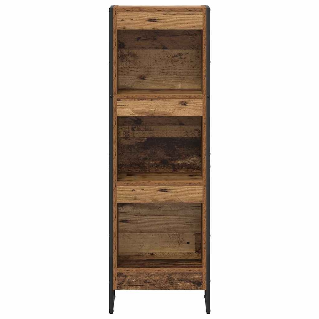 VidaXL Boekenkast Oud Hout 80 x 30 x 155 cm Bewerkt hout