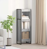 VidaXL Boekenkast Grijs Sonoma 80 x 30 x 155 cm Bewerkt hout