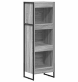 VidaXL Boekenkast Grijs Sonoma 80 x 30 x 155 cm Bewerkt hout